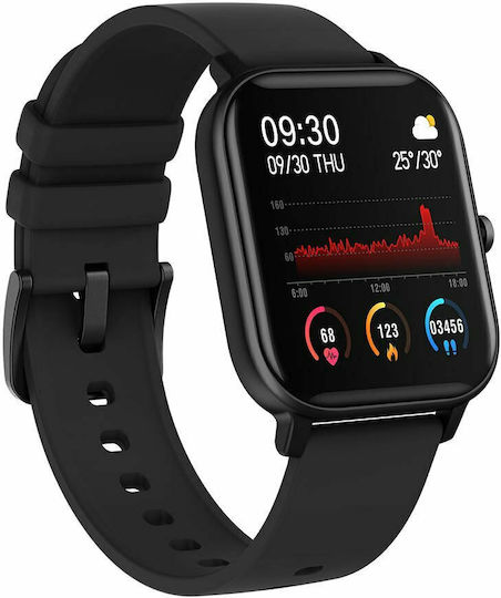 Colmi P8 Pro 43mm Smartwatch with Heart Rate Monitor (Black) view 2