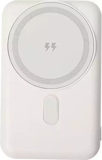 PWB-600 MagSafe Power Bank 10000mAh with USB-A Port and USB-C Port White