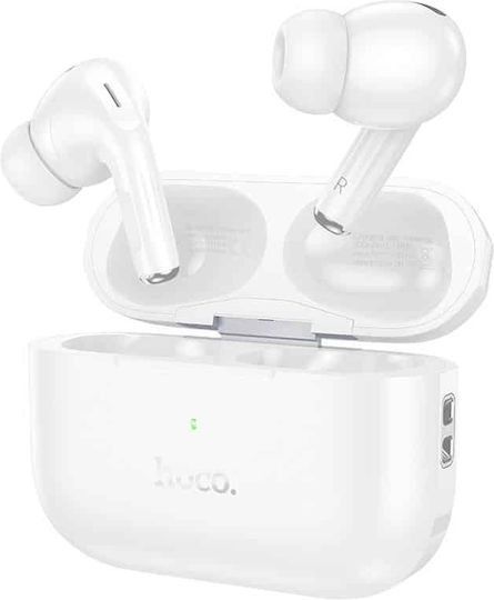 Hoco EW56 Plus In-ear Bluetooth Handsfree Earphones with Charging Case White view 1