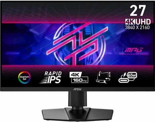 MSI MPG 274URF QD IPS HDR Monitor 27" 4K 3840x2160 160Hz with Response Time 0.5ms GTG