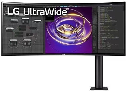LG 34WP88CP Ultrawide IPS HDR Curved Monitor 34" QHD 3440x1440 with Response Time 5ms GTG