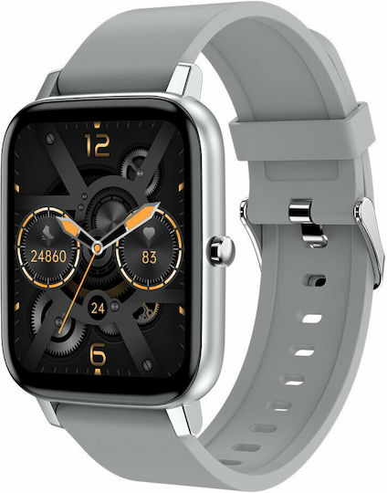 XO H80 Smartwatch with Heart Rate Monitor (Gray)