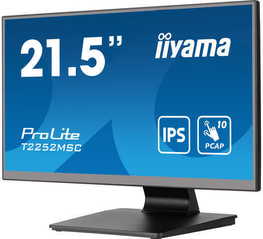 Iiyama ProLite T2252MSC-B2 IPS Monitor 21.5" FHD 1920x1080 with Response Time 5ms GTG vue 9