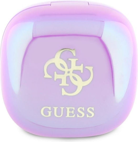 Guess 4G Logo Mini In-ear Bluetooth Handsfree Earphones with Charging Case Purple Ansicht 6