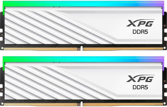 Adata XPG Lancer Blade DDR5 16GB RAM with 2x8GB Modules and Speed 5600 for Desktop AX5U5600C468G-DTLABRWH