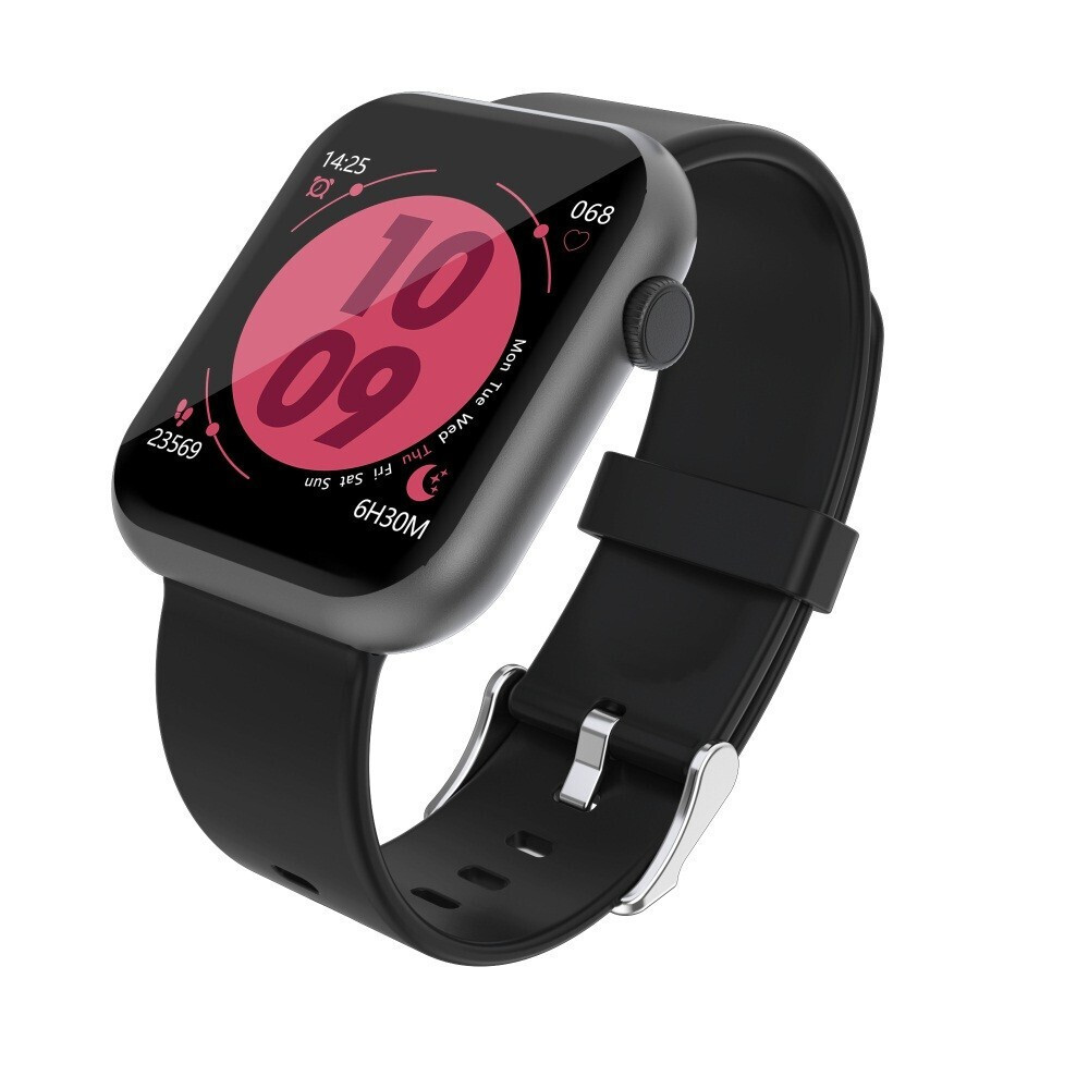 RFIT Aluminium Smartwatch with Heart Rate Monitor (Black) view 1