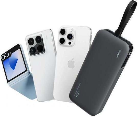 Cuktech LPB200N Power Bank 20000mAh 40W with USB-A Port and USB-C Port Gray view 5