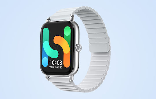 Haylou RS4 Plus Smartwatch with Heart Rate Monitor (Silver) view 5
