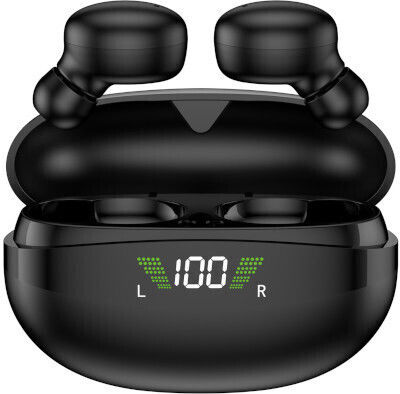 Akai Proffesional BTE-J350 In-ear Bluetooth Handsfree Earphones with Charging Case Black