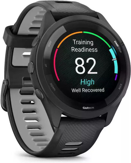 Garmin Forerunner 265 Waterproof Smartwatch with Heart Rate Monitor (Black/Powder Gray) view 8