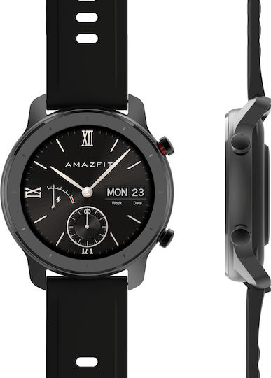 Amazfit GTR Aluminium 42mm Waterproof Smartwatch with Heart Rate Monitor (Starry Black) view 3