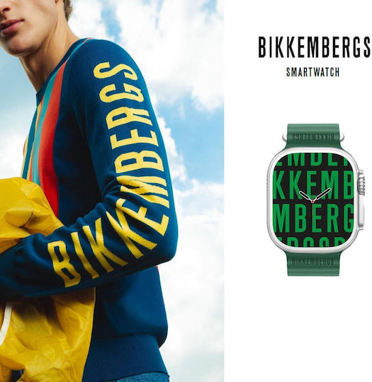 Bikkembergs BK10-8 Big Aluminium Smartwatch with Heart Rate Monitor (Green) view 5