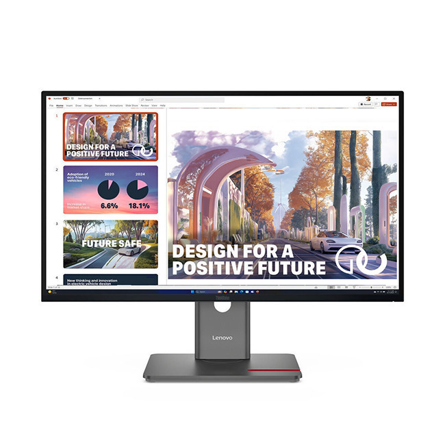 Lenovo ThinkVision T32UD-40 IPS HDR Monitor 31.5" 4K 3840x2160 with Response Time 4ms GTG view 1