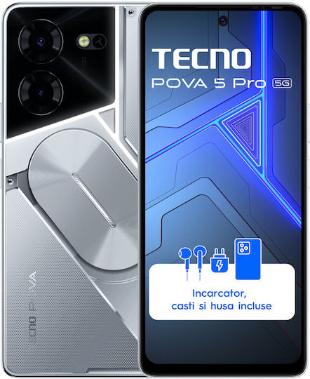 Tecno Pova 5 Pro 5G Dual SIM (8GB/256GB) Gray view 3