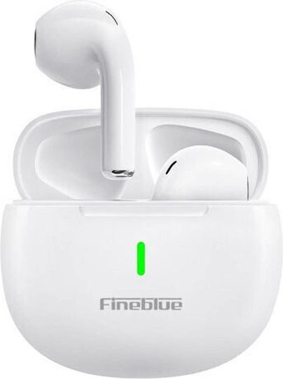 Fineblue M5 In-ear Bluetooth Handsfree Earphones with Charging Case White view 1
