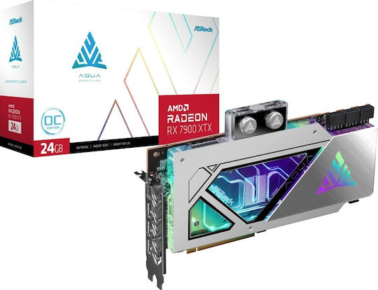 ASRock Radeon RX 7900 XTX 24GB GDDR6 Aqua OC Graphics Card
