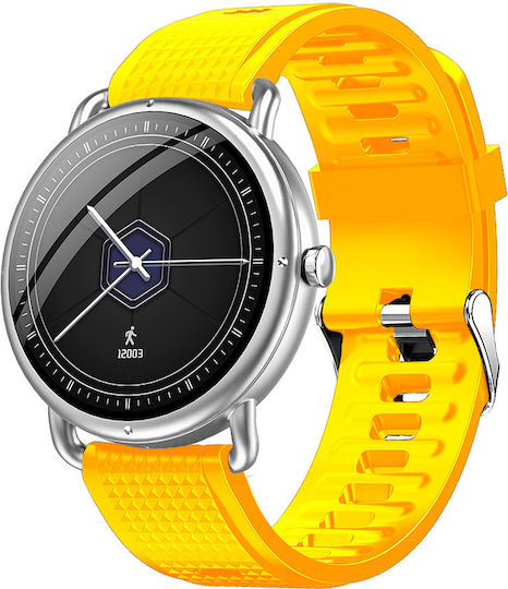 Bluetech Sh8 Smartwatch with Heart Rate Monitor (Silver) vue 2