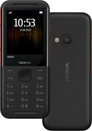 Nokia 5310 2020 Dual SIM Mobile Mobile with Buttons Black/Red view 8