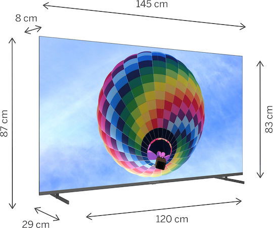 Thomson Smart Television 65" 4K UHD QLED 65QG4S14 (2024) view 3