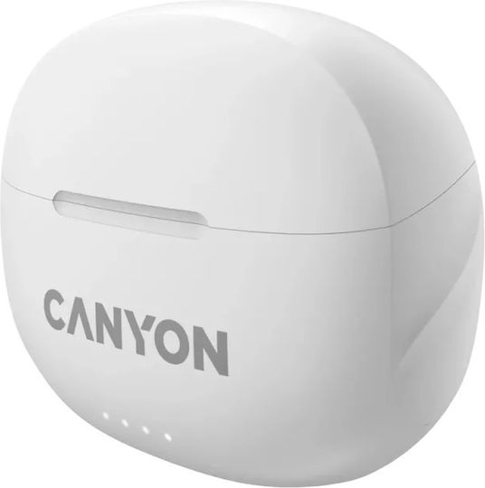 Canyon TWS-8 In-ear Bluetooth Handsfree Earphones with Charging Case White view 2