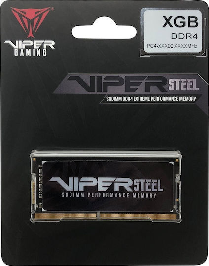 Patriot Viper Steel DDR4 with Module 1x8GB and Speed 3200 for Laptop PVS48G320C8S view 4
