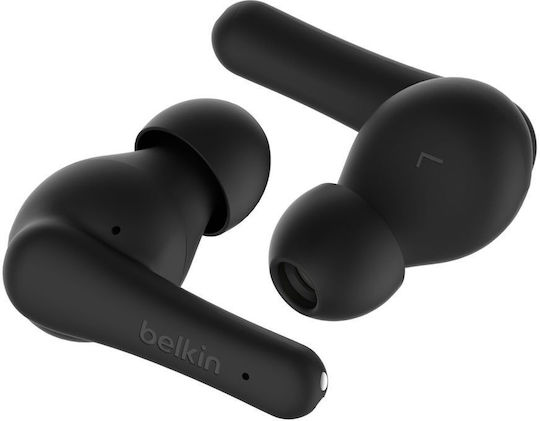 Belkin SoundForm Rhythm In-ear Bluetooth Handsfree Earphones with Sweat Resistance and Charging Case Black