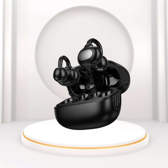 Borofone FQ14 Open Ear Bluetooth Handsfree Earphones with Charging Case Black view 5