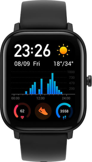 Wearfit2.0 Smartwatch with Heart Rate Monitor (Black) view 2