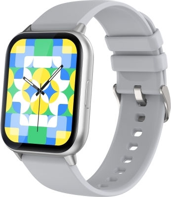 P56t 1.91 Inch Color Screen Smart Watch Support Heart Rate Monitoring Blood Pressure Monitoring Silver view 1