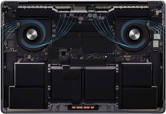 Apple MacBook Pro 16" (2019) IPS Retina Display (i9-9880H/64GB/1TB SSD/Radeon Pro 5500M) Silver (International English Keyboard) Ansicht 3