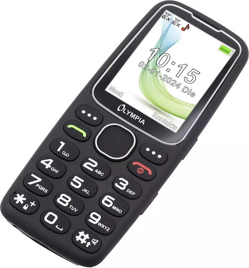 Olympia Star Dual SIM Mobile Phone with Large Buttons Black view 4