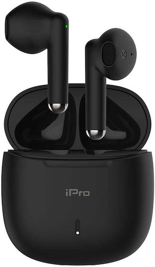 iPro TW100 In-ear Bluetooth Handsfree Earphones with Charging Case Black view 3