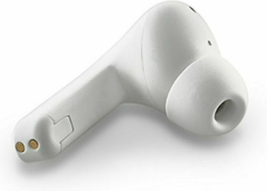 NGS Artica Crown In-ear Bluetooth Handsfree Earphones with Charging Case White view 5