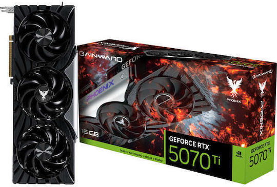 Gainward GeForce RTX 5070 Ti 16GB GDDR7 Phoenix V1 Graphics Card view 1