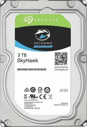 Seagate Skyhawk Surveillance 3TB HDD Hard Drive 3.5" SATA III 5400rpm with 256MB Cache for Recorder ST3000VX009 view 7