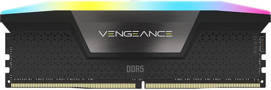 Corsair Vengeance RGB DDR5 64GB RAM with 4x16GB Modules and Speed 6000 for Desktop CMH64GX5M4B6000C36 view 3