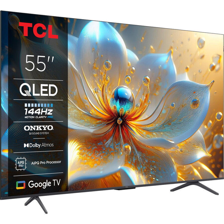TCL Smart Television 55" 4K UHD QLED 55T8C HDR (2025) view 2