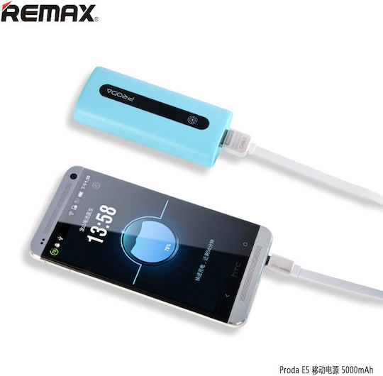 Remax PPL-15 Power Bank 5000mAh with USB-A Port White view 5