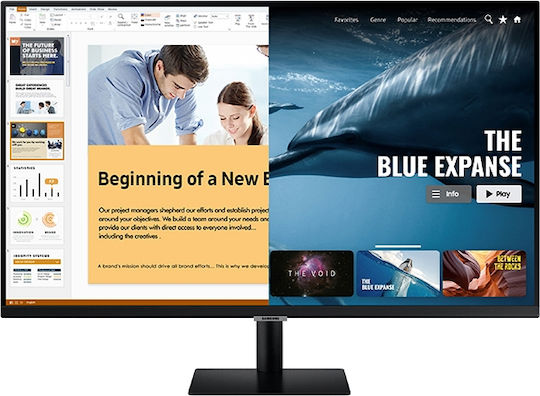 Samsung S27AM504NR VA Smart Monitor 27" FHD 1920x1080 with Response Time 8ms GTG