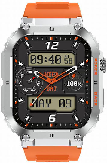 Gravity Gt6-4 42mm Smartwatch with Heart Rate Monitor (Multicolour) vue 9