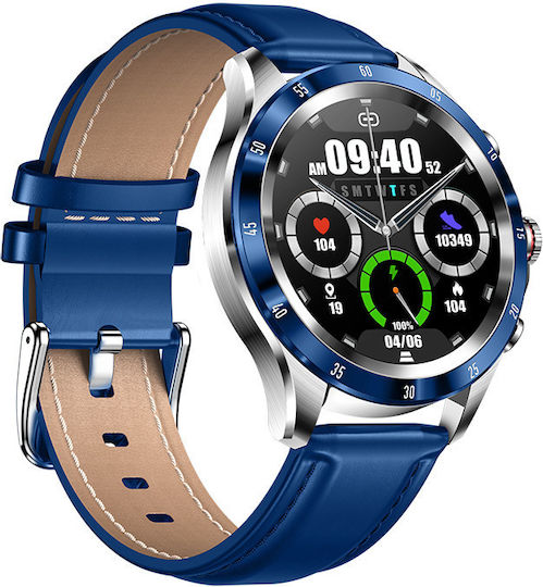 Bluetech Sb9 Smartwatch with Heart Rate Monitor (Blue)
