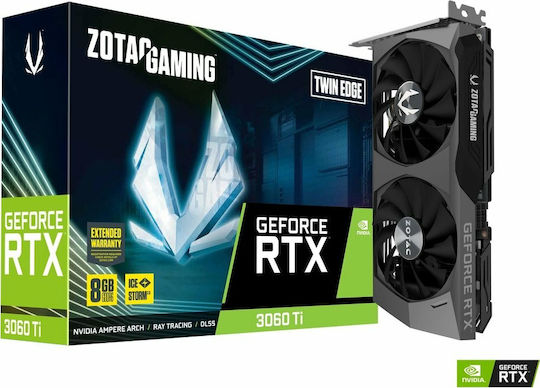Zotac GeForce RTX 3060 Ti 8GB GDDR6 Twin Edge LHR Graphics Card