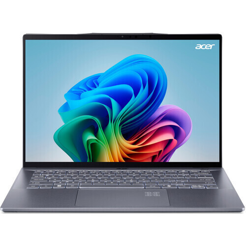Acer Swift 14 AI SF14-11-X128 14.5" IPS QHD+ 120Hz (Snapdragon-X Plus X1P-64100/16GB/1TB SSD/W11 Home) Steel Gray (US Keyboard) view 1