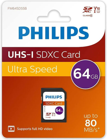 Philips Ultra Pro SDXC 64GB Class 10 U3 V30 A1 UHS-I view 3
