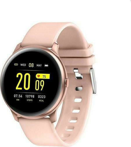 SPM KW19 Smartwatch with Heart Rate Monitor (Pink) vue 2