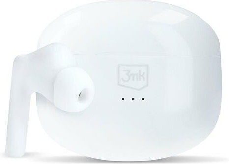 3MK LifePods In-ear Bluetooth Handsfree Earphones with Charging Case White view 5