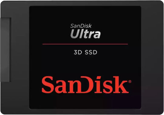 Sandisk Ultra 3D SSD 500GB 2.5'' SATA III SDSSDH3-500G-G26 vue 2