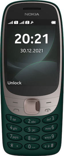 Nokia 6310 (2024) Dual SIM Mobile with Buttons (English Menu) Green view 2