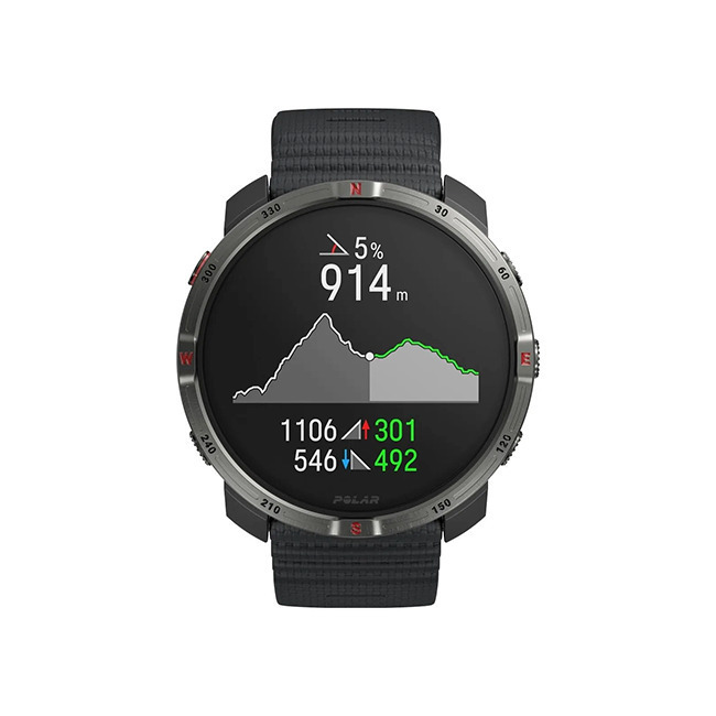 Polar GRIT X2 44mm Waterproof Smartwatch with Heart Rate Monitor (Black) view 3