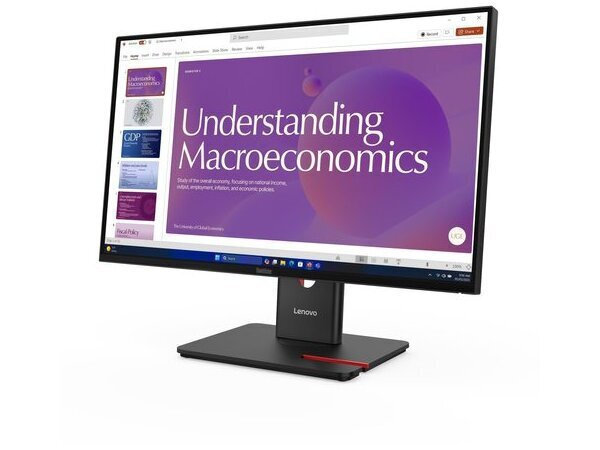 Lenovo ThinkVision T24D-40 IPS Monitor 23.8" FHD 1920x1080 with Response Time 4ms GTG view 3